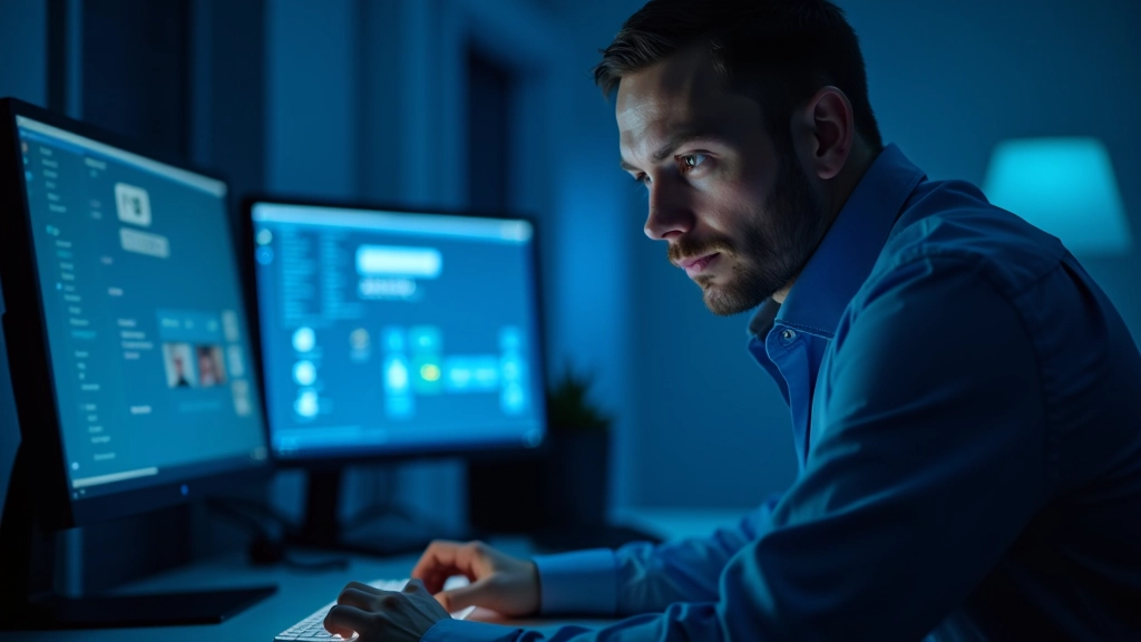 Techniker führt Windows-Installation per Fernzugriff durch, mit Teamviewer-Oberfläche auf dem Monitor
